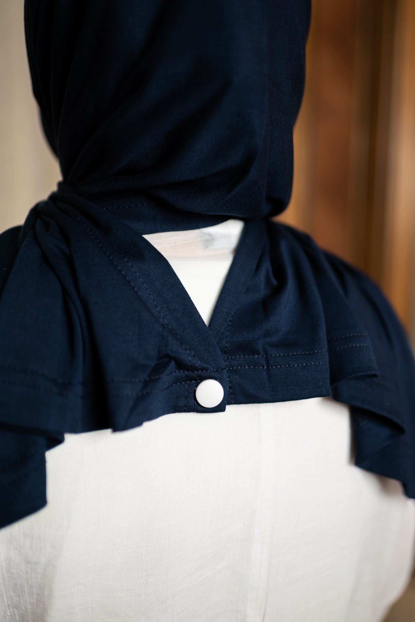 Easy scarf set  ( NAVY )
