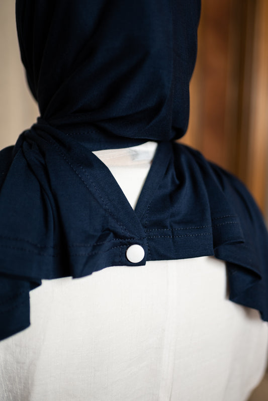 Easy scarf set  ( NAVY )