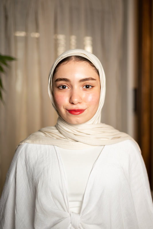 Easy scarf set ( Beige )